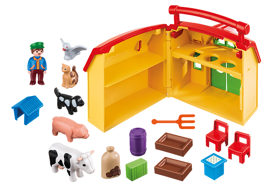 Playmobil My Take Along Farm - Fun & Portable Toy for Kids