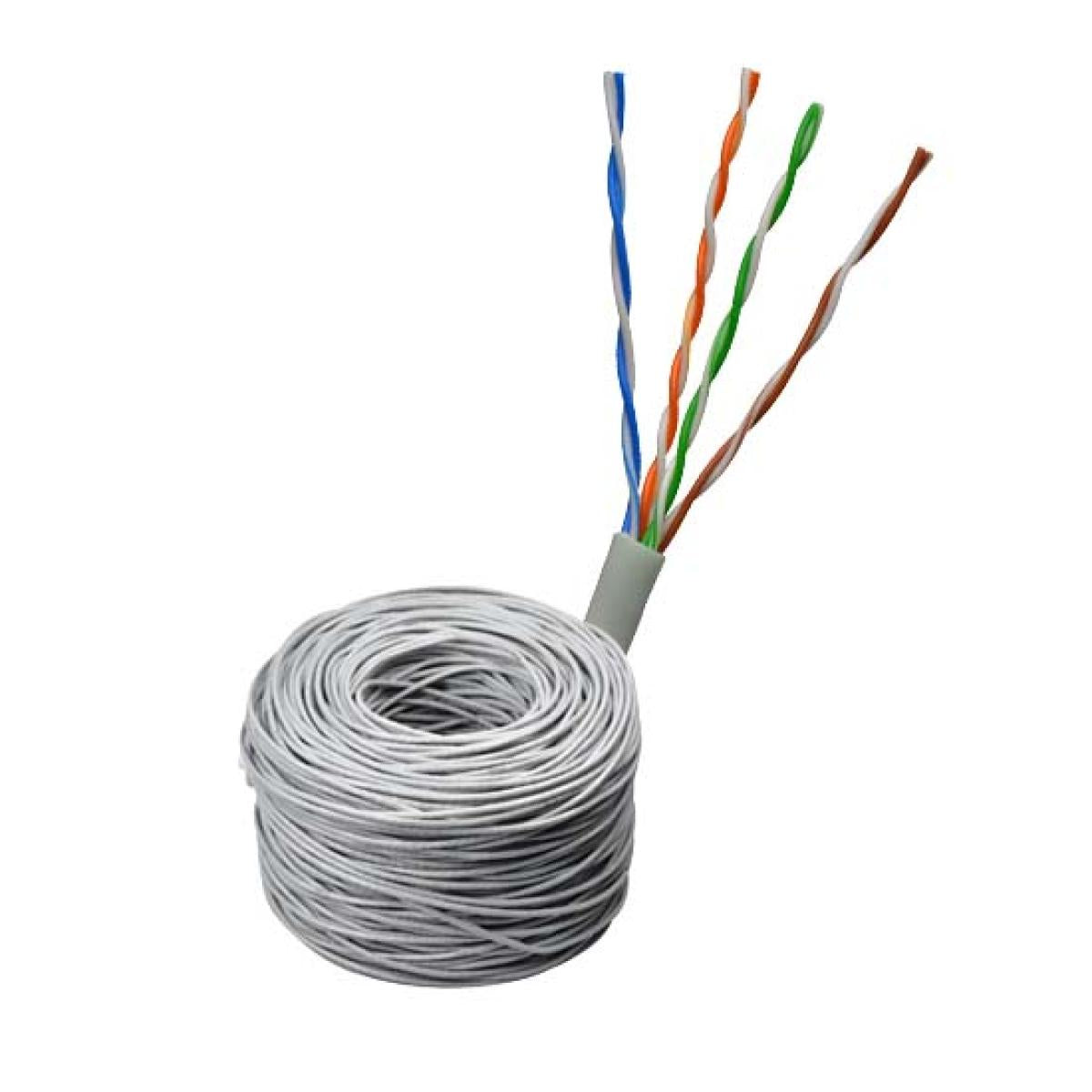 D-Link Cat6 UTP كابل مقاس 24AWG - 305 متر - رمادي