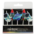Rainbow Moments Space Theme Paraffin Shape Candles