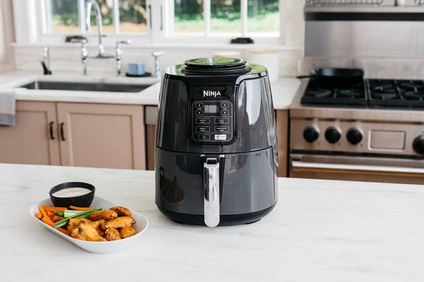 Ninja Air Fryer 4L roasts reheats dehydrates for quick - Grey