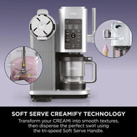 ماكينة آيس كريم نينجا CREAMi Swirl NC701UK بنظام 13 في 1
