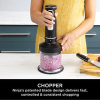 Ninja Foodi 3-in-1 Hand Blender, Mixer & Chopper CI100ME – 850W
