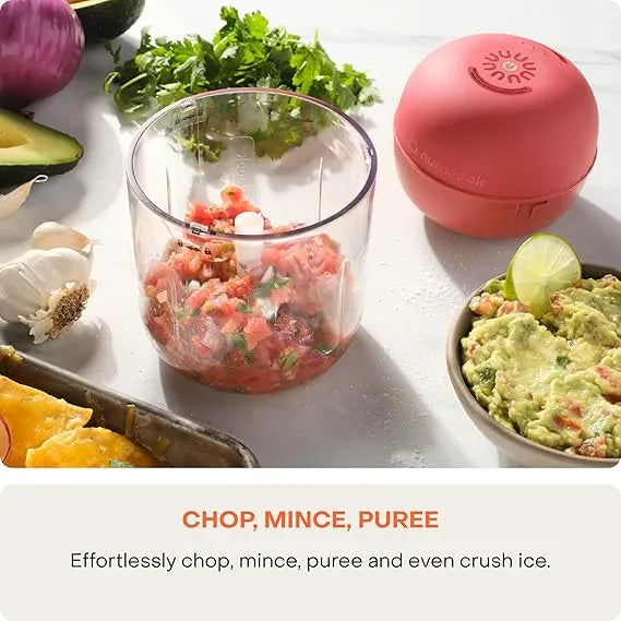 Nutricook Choppi 500ML - Red Nutricook Choppi 500ML - Red