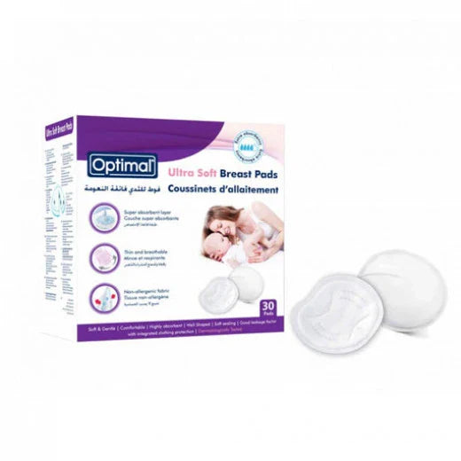 Optimal Breast Pads – 30 Soft Absorbent Pads Optimal Breast Pads – 30 Soft Absorbent Pads
