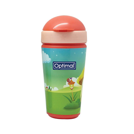 Optimal Silicone Straw Cup 350ML – Baby Sippy Cup