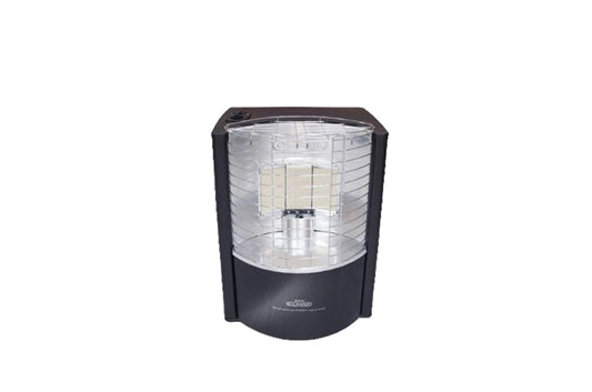 Olmar Gas Heater 3 Burners Efficient Heating - Black
