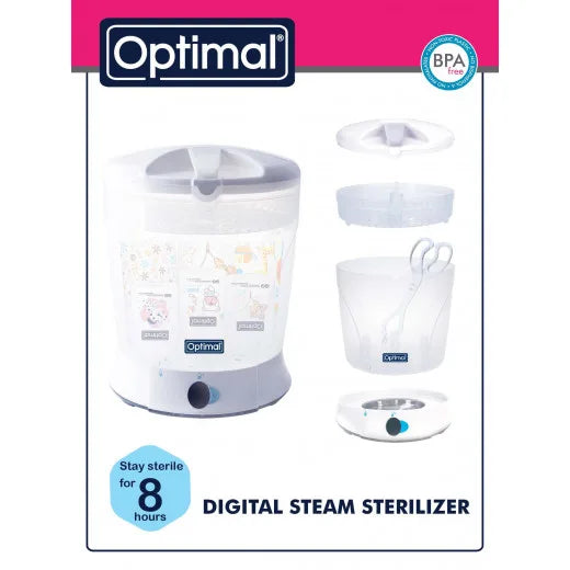 Optimal Digital Steam Sterilizer – New & Safe for Babies Optimal Digital Steam Sterilizer – New & Safe for Babies