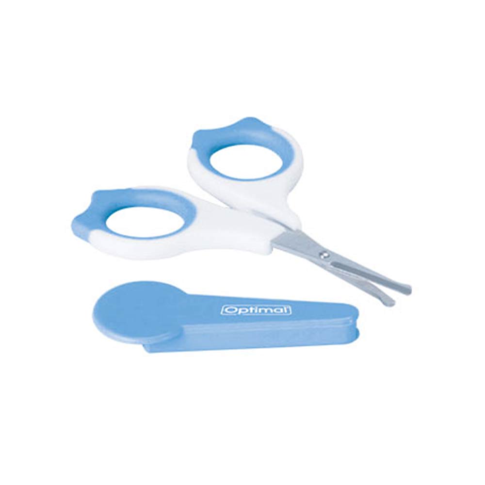 Optimal Baby Nail Scissors Safe 0+ Months – Blue