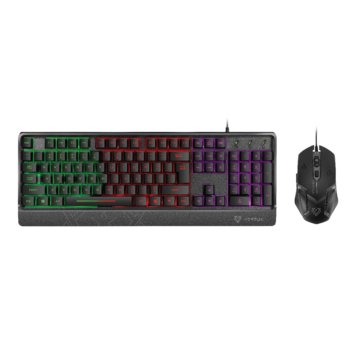 vertux orion wired gaming keyboard & mouse
