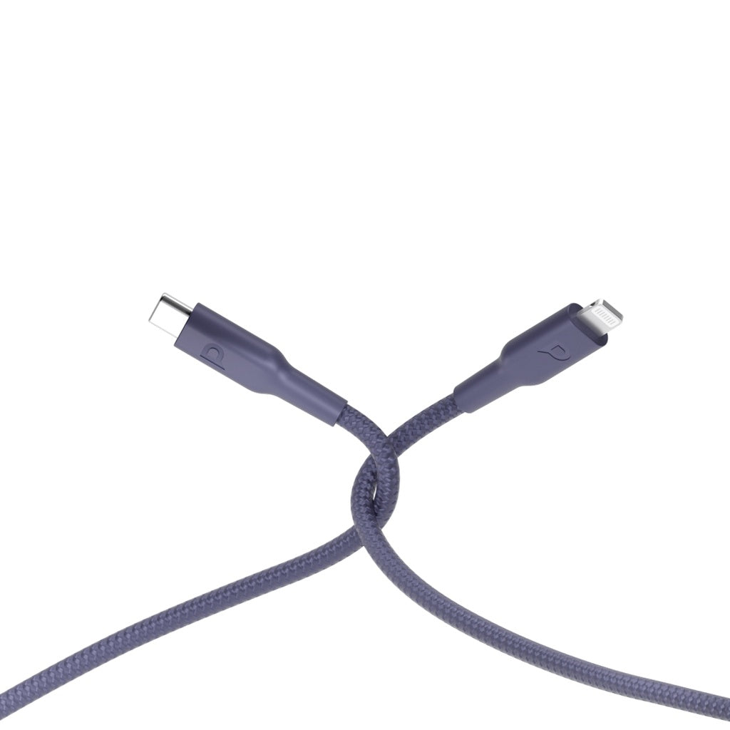 Powerology Braided USB-C to Lightning Cable 2M PD 60W