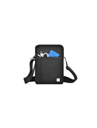 WIWU Hali Crossbody Bag Waterproof Messenger Bag for Men with Adjustable Shoulder Strap