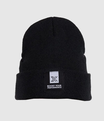 PATCH BEANIE Black – قبعة شتوية سوداء أنيقة