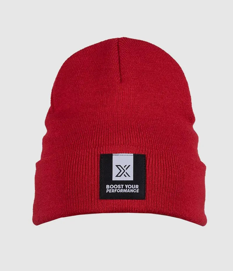 Patch Beanie Red – Stylish & Warm Winter Hat Patch Beanie Red – Stylish & Warm Winter Hat