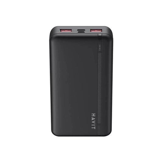 باور بانك HAVIT PB92 ذكي 20000mAh – شحن سريع أسود