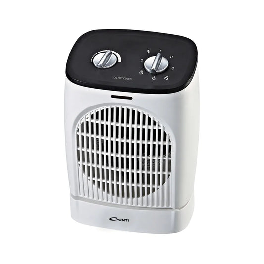 CONTI Fan Electric Heater – White Color