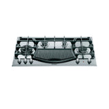 ARISTON BI Hob 90cm – 4 Burners + BBQ | Gas & Electric