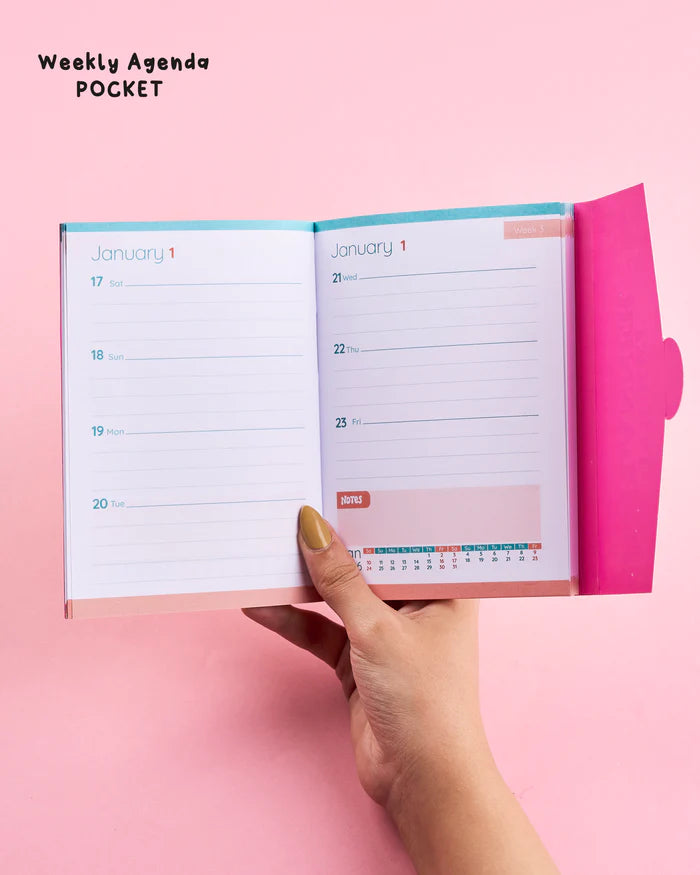 Mofkera Agenda Gift Set 2026 – Pink Bows - Pre Order Mofkera Agenda Gift Set 2026 – Pink Bows - Pre Order