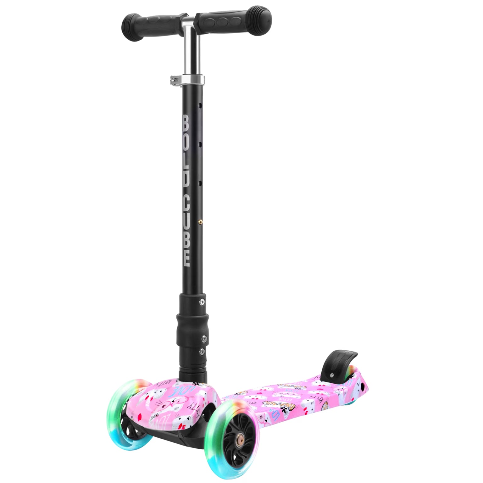 Boldcube Big 3-Wheel Scooter – Kitty Love, Age 5-10 Boldcube Big 3-Wheel Scooter – Kitty Love, Age 5-10