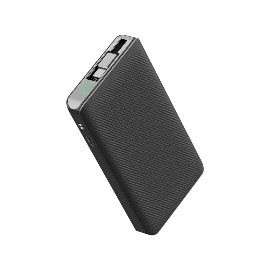 Powerology 10000mAh Retractable Cable Power Bank – 22W