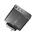 PROMATE GaNCharge-140W GaN USB C Charger with 30W QC 3.0 - Black