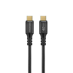 PROMATE PowerBolt 240 Cable 240W Ultra Fast USB C Charging - Black