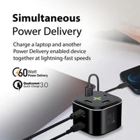 PROMATE PowerCube PD80 80W Quick Multi Port Charger 