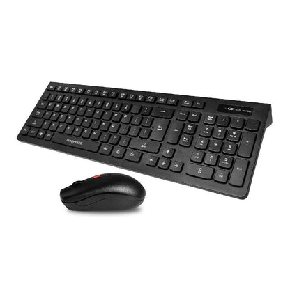 PROMATE ProCombo 12 Wireless Keyboard & Mouse Full Control & Comfort - Black