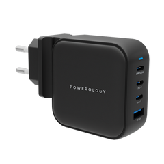 Powerology 100W World Travel Charger | 3 PD + 1 QC3.0 Ports