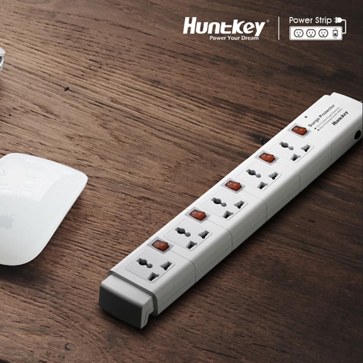 Huntkey 5-Outlets Power Strip with 3m Cable Huntkey 5-Outlets Power Strip with 3m Cable