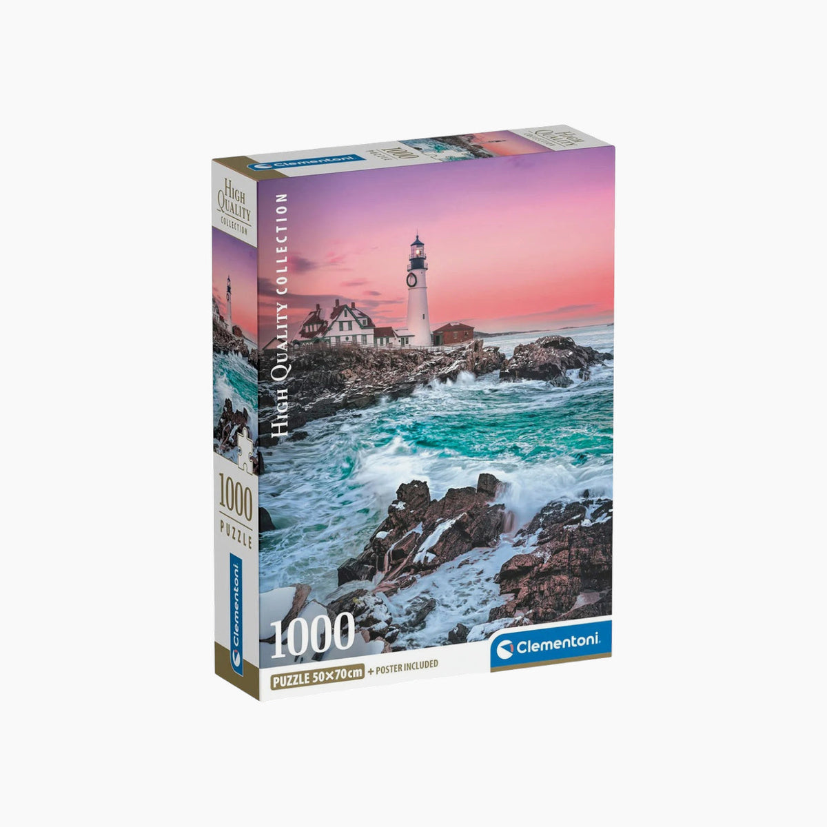 Clementoni First Snow AT Portland Head Jigsaw Puzzle – 1000 Pieces
