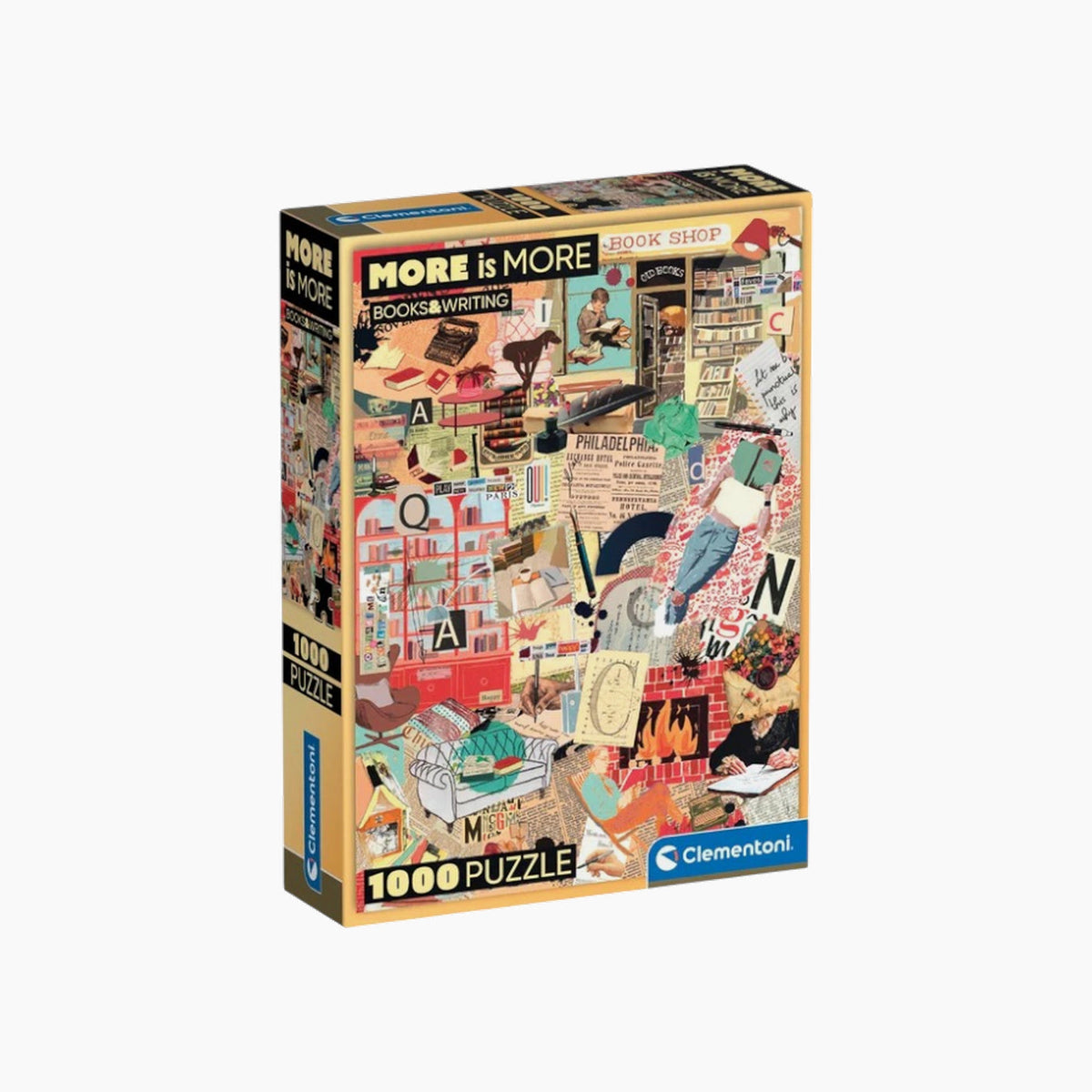 Clementoni More IS More – Books-Writing CO Jigsaw Puzzle – 1000 Pieces