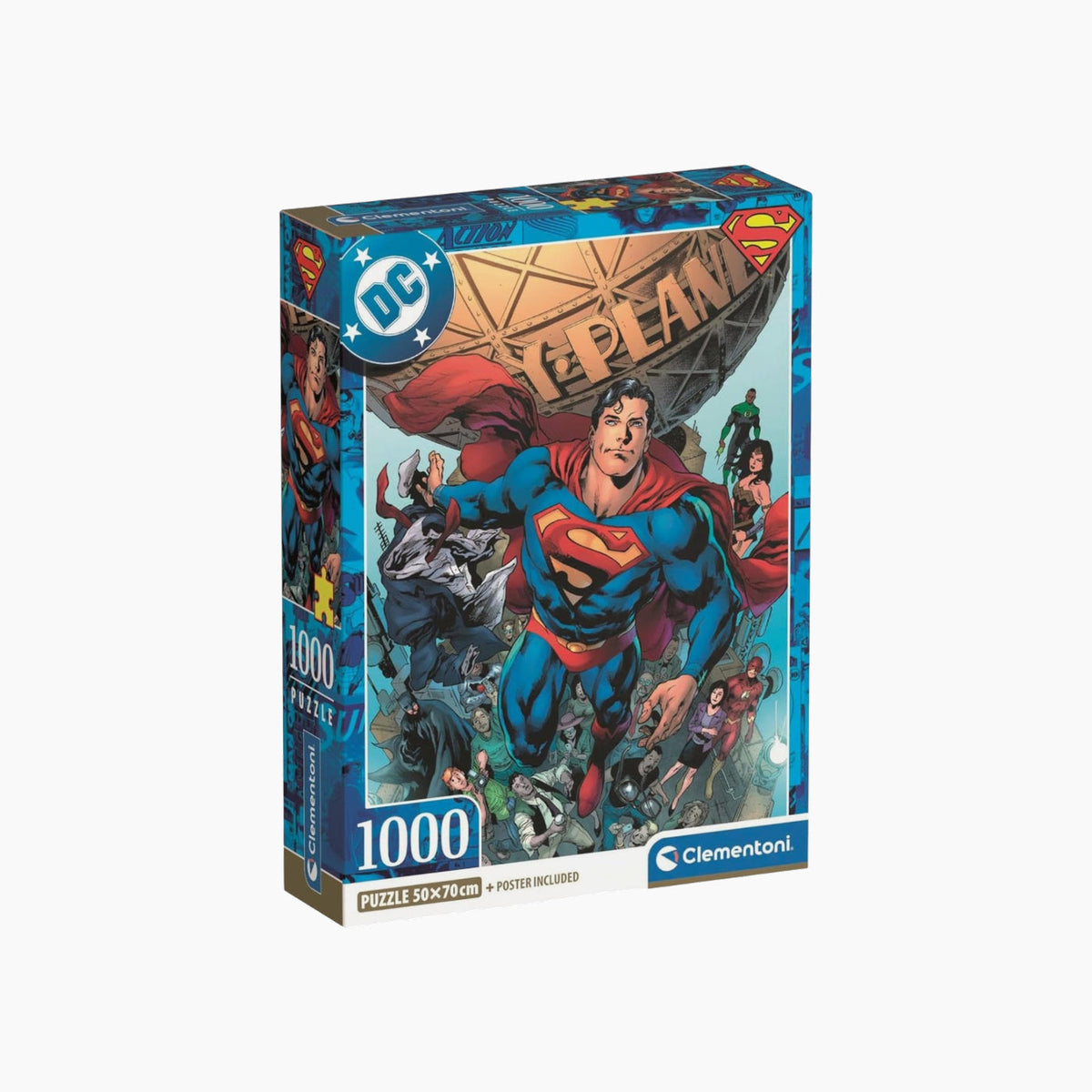 Clementoni Superman 2025 -1 Jigsaw Puzzle – 1000 Pieces