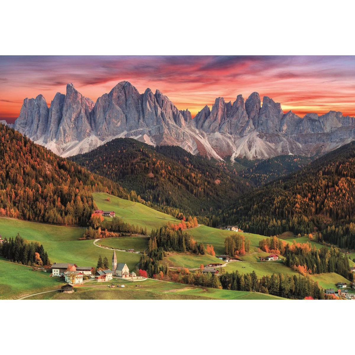 Clementoni VAL DI Funes Jigsaw Puzzle – 2000 Pieces