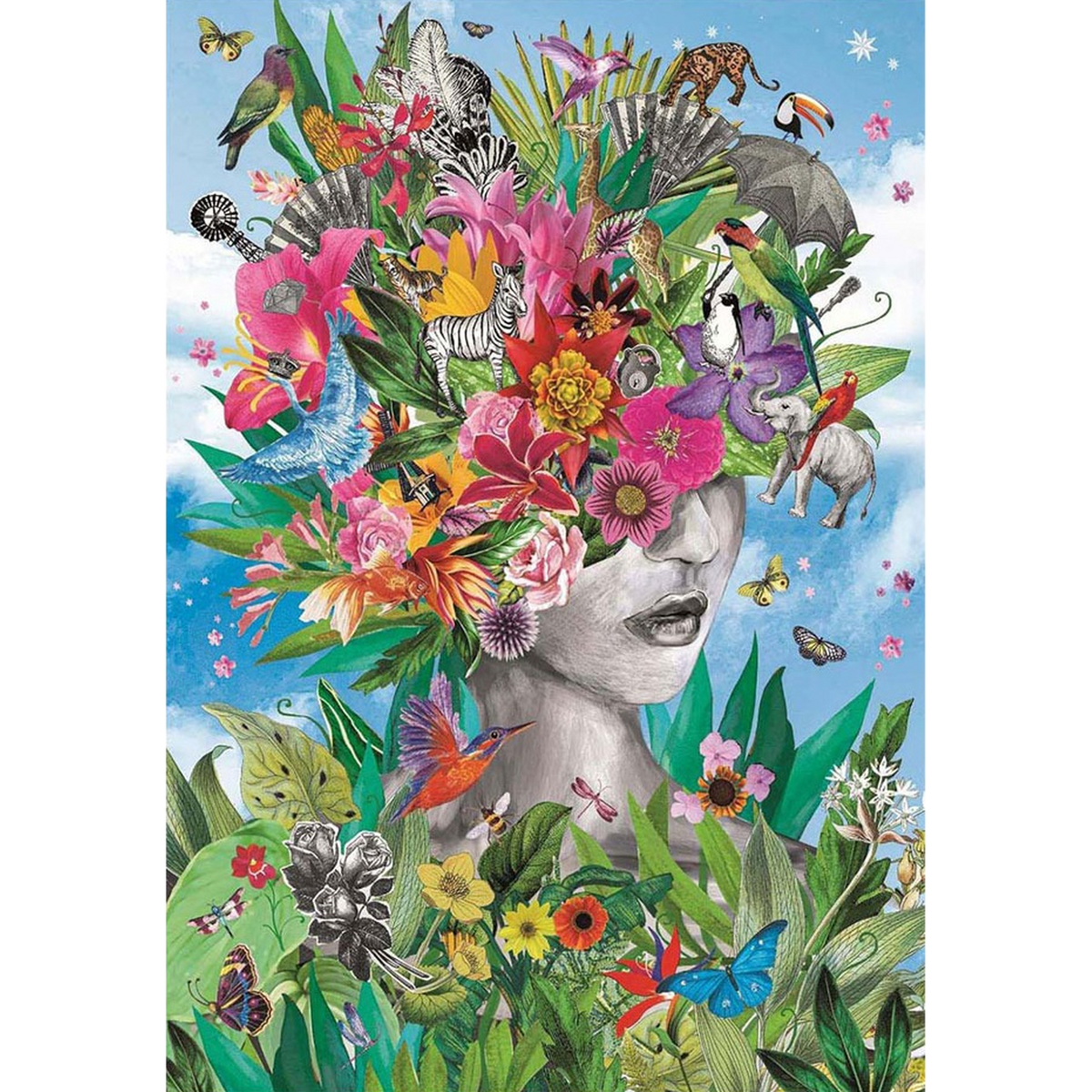 Clementoni Head in the Jungle B Jigsaw Puzzle – 500 Pieces