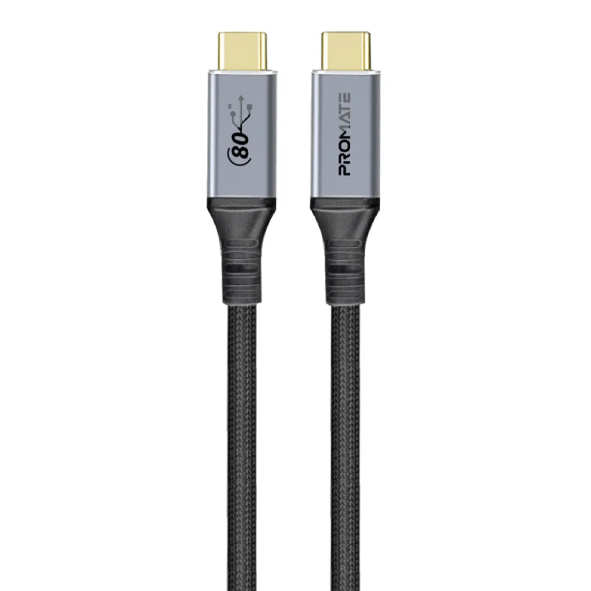 Promate PowerBolt5-80G 80Gbps USB4 Cable - 240W PD Promate PowerBolt5-80G 80Gbps USB4 Cable - 240W PD