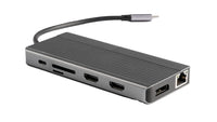 باورولوجي USB-C Hub 13 في 1 متعدد المنافذ مع HDMI وPD