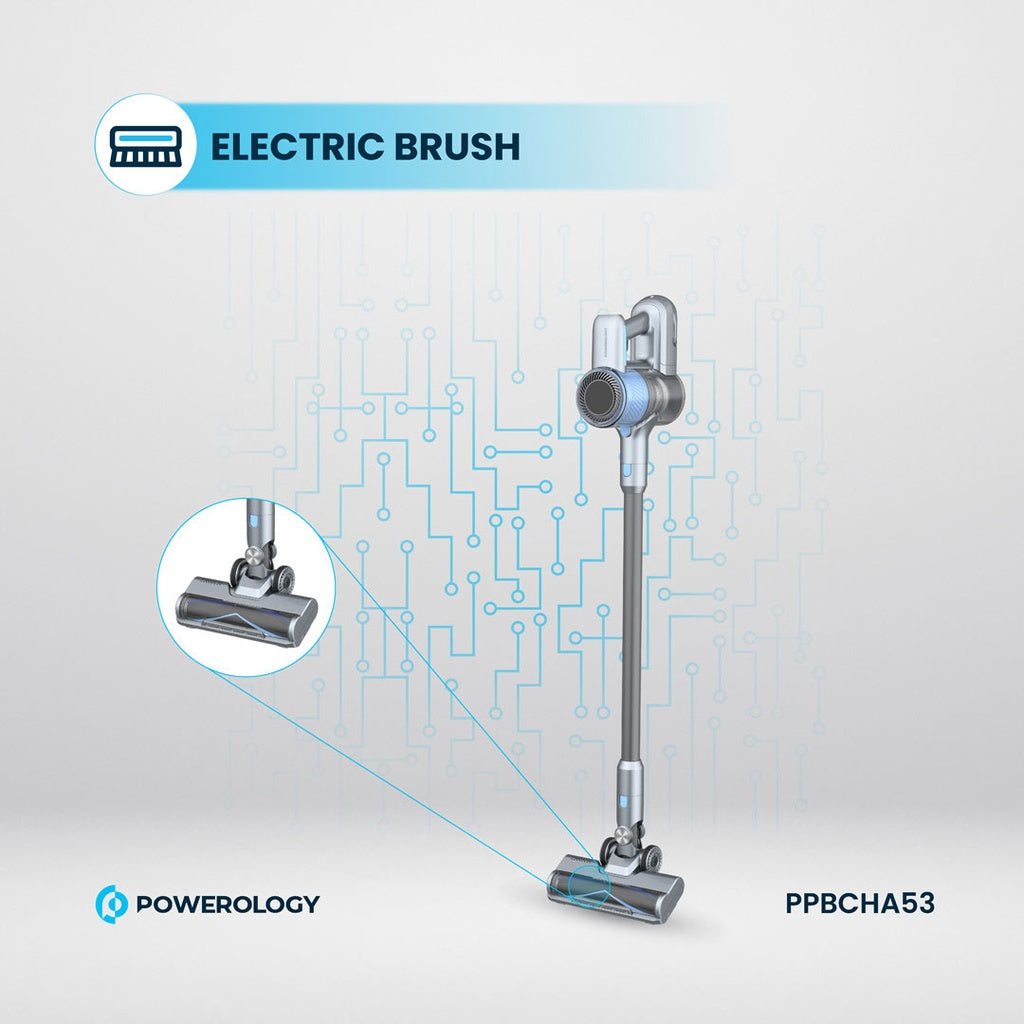 Powerology Cordless Stick Vacuum – Detachable Battery – Dark Grey Powerology Cordless Stick Vacuum – Detachable Battery – Dark Grey
