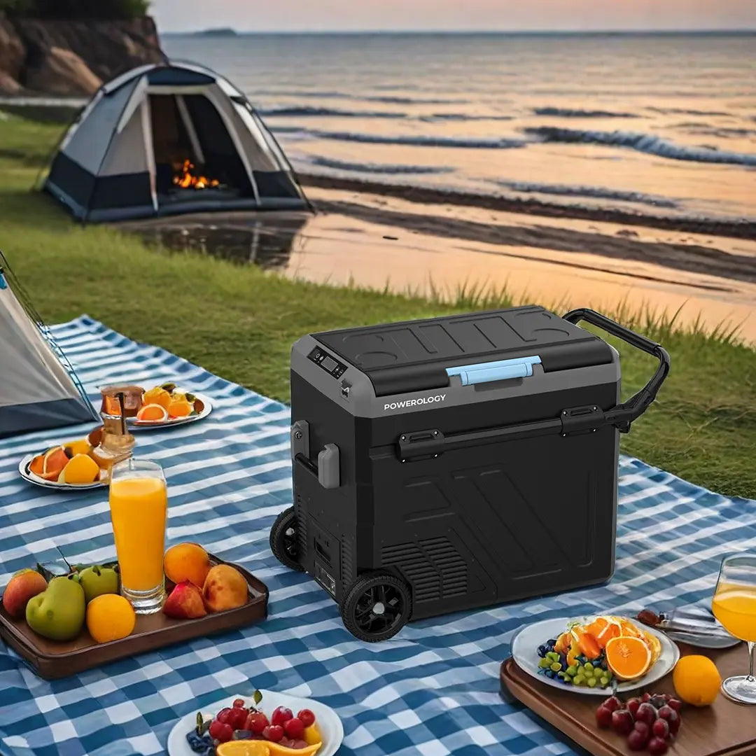 Powerology Dual Compartment Smart Fridge & Freezer 60Lattery Powerology Dual Compartment Smart Fridge & Freezer 60Lattery