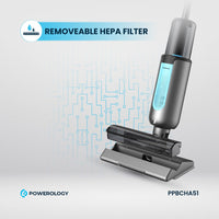 Powerology 2-in-1 Cordless Vacuum & Mop – Black