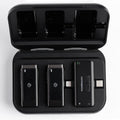 Powerology MFI Dual Connector Wireless Lavalier Microphone x2 Mic 2000mAh – Black
