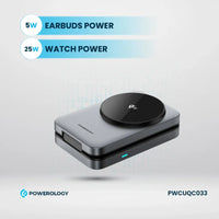 Powerology Qi2 Multi-Device Fast Charging Hub – Black