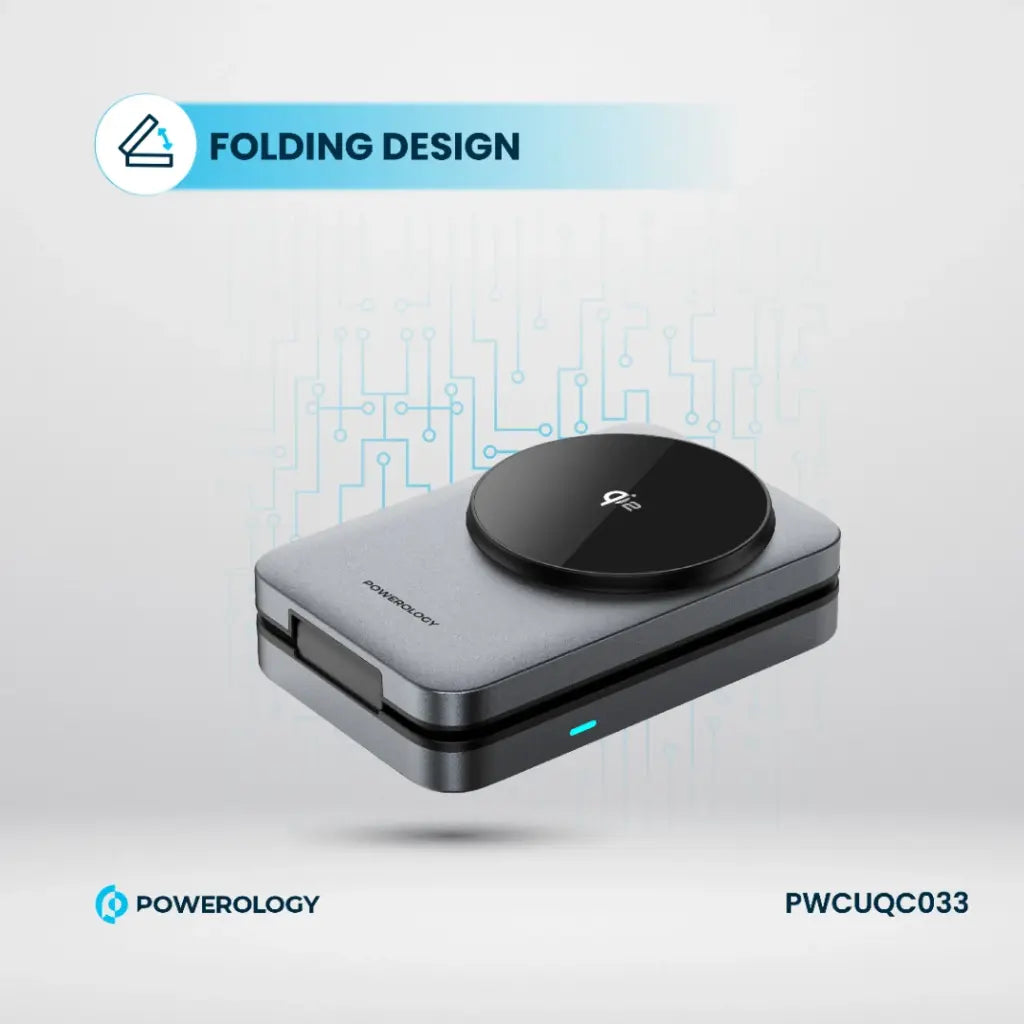 Powerology Qi2 Multi-Device Fast Charging Hub – Black Powerology Qi2 Multi-Device Fast Charging Hub – Black