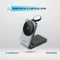 Powerology Qi2 Multi-Device Fast Charging Hub – Black