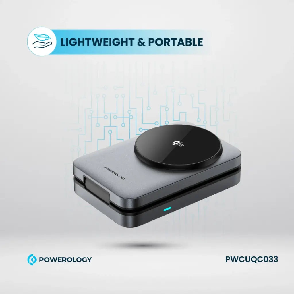 Powerology Qi2 Multi-Device Fast Charging Hub – Black Powerology Qi2 Multi-Device Fast Charging Hub – Black