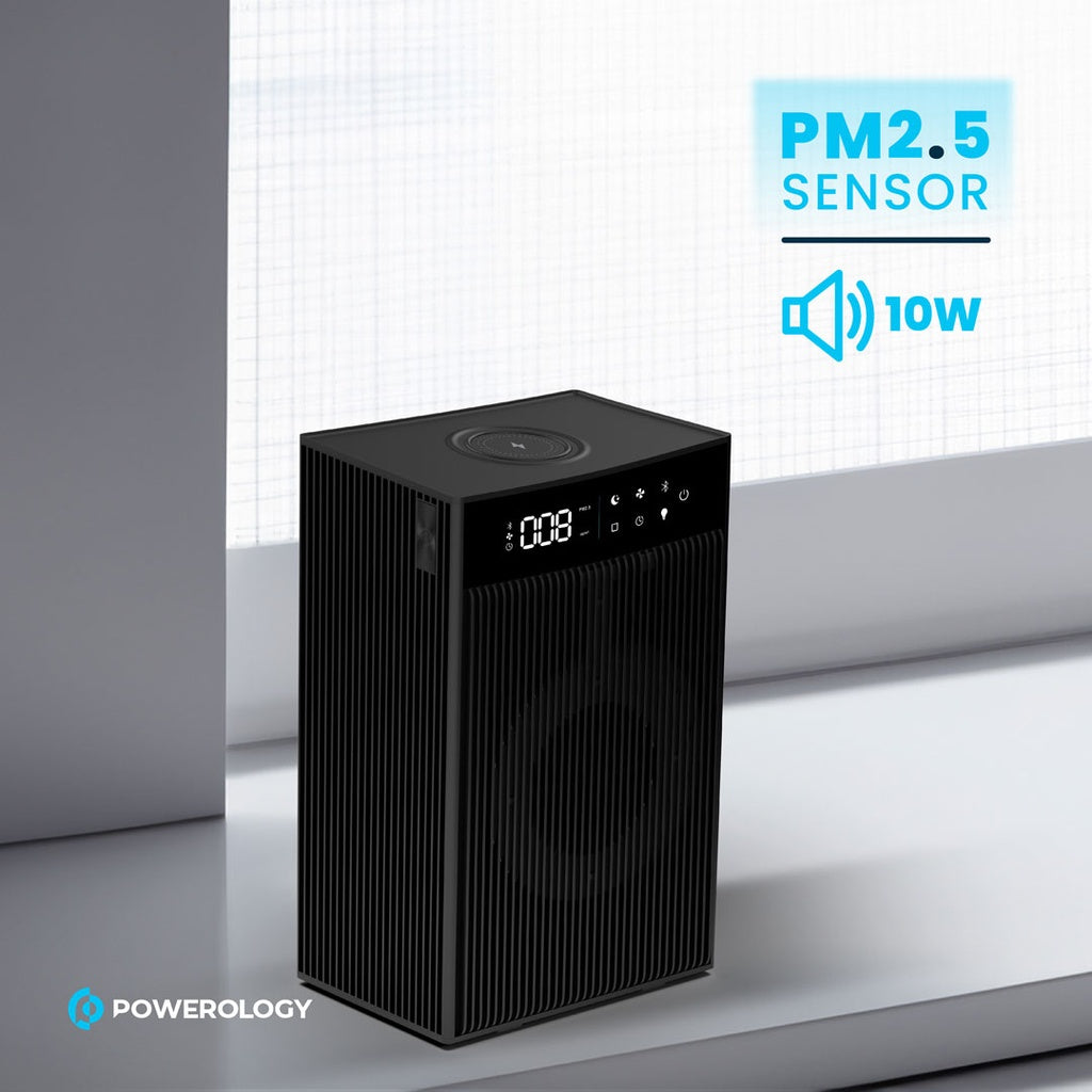 Powerology Smart Air Purifier – HEPA H11 & PM2.5 Sensor Powerology Smart Air Purifier – HEPA H11 & PM2.5 Sensor