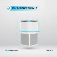 Powerology Smart Air Purifier – 3-Stage Filtration & 45㎡ Coverage