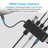 وصلة USB-C متعددة 9-في-1 Promate PrimeHub-Go