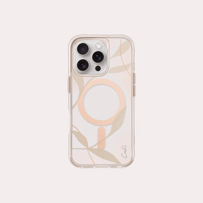 UNIQ COEHL IPHONE 16 PRO (2024) 6.3 MAGNETIC CHARGING VERDURE - SPRING BLOSSOM