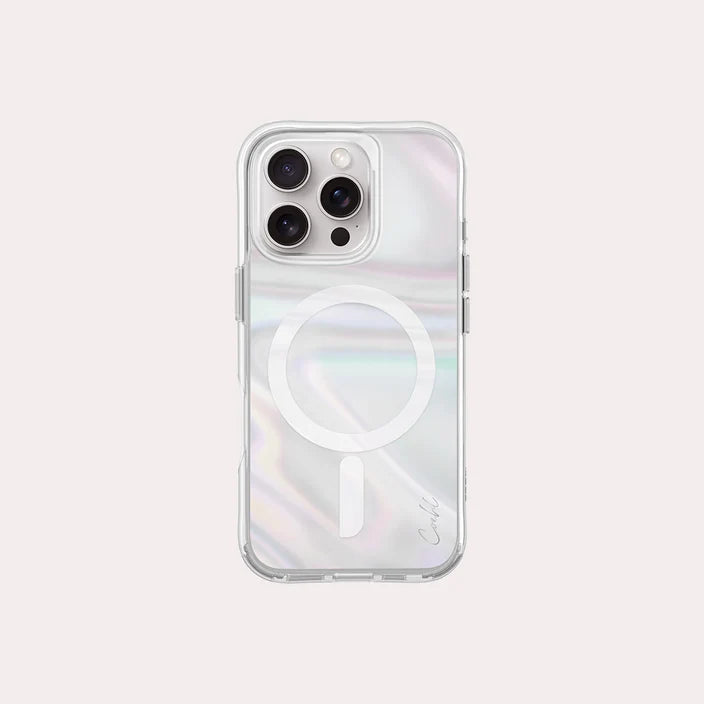 كفر UNIQ COEHL SAVON لهاتف iPhone 16 Pro 6.3 Mag Bubble Prism