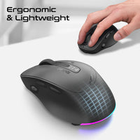 ماوس لاسلكي Promate Blix-3M صامت مع اتصال متعدد الأجهزة
